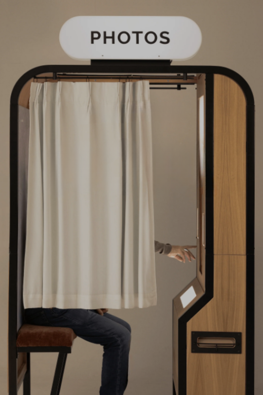 THE CLASSIC Vintage Enclosed Photo Booth (Digitals + Prints)