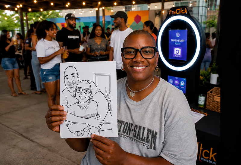 Custom Coloring Book Booth