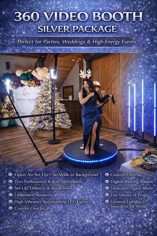 360 VIDEO BOOTH SILVER PACKAGE