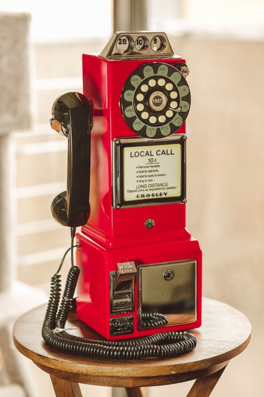 Red Payphone Audio Guestbook