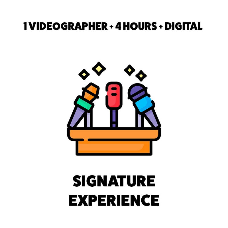 Event Videography | Standard Coverage | 4 hrs | $799