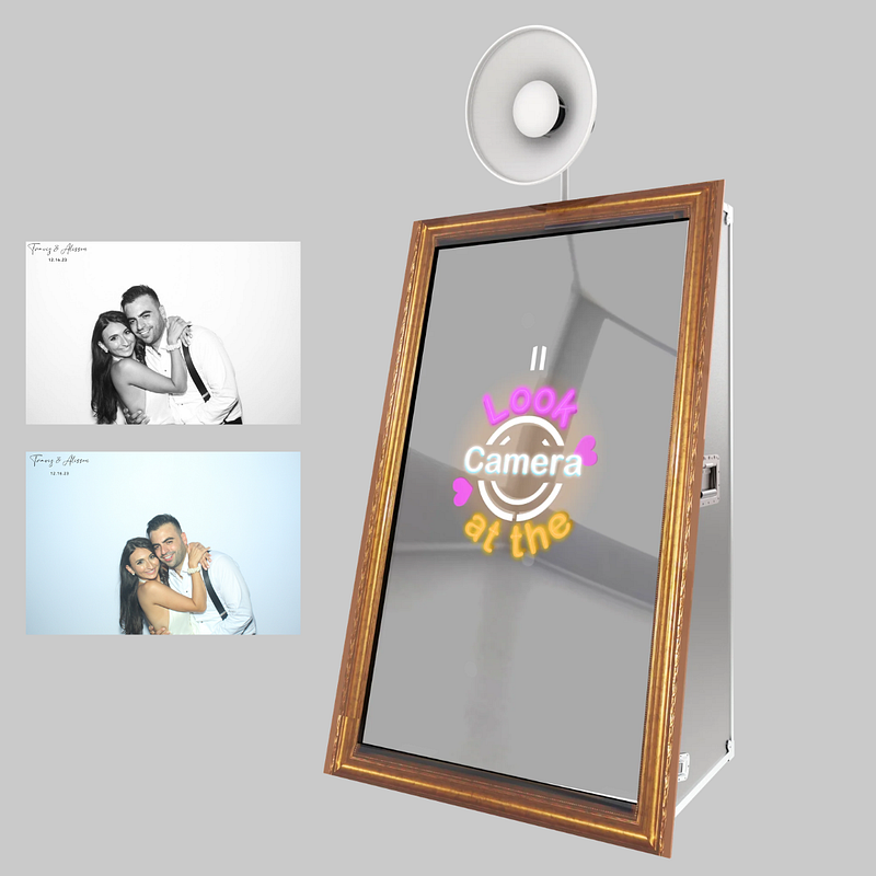 GLAM - Mirror Me Photo Booth -  With Prints