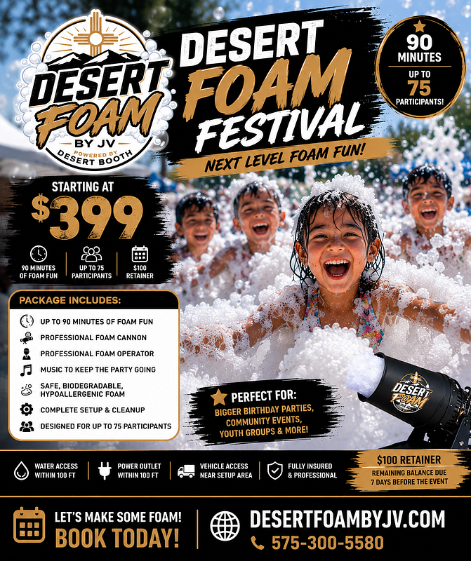 🌴 Desert Foam Festival
