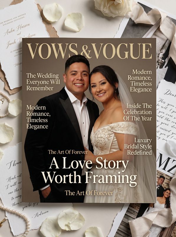 Vows & Vogue – Editorial Wedding Portrait Experience 