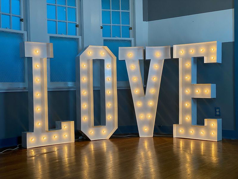 Lighted Marquee Letters