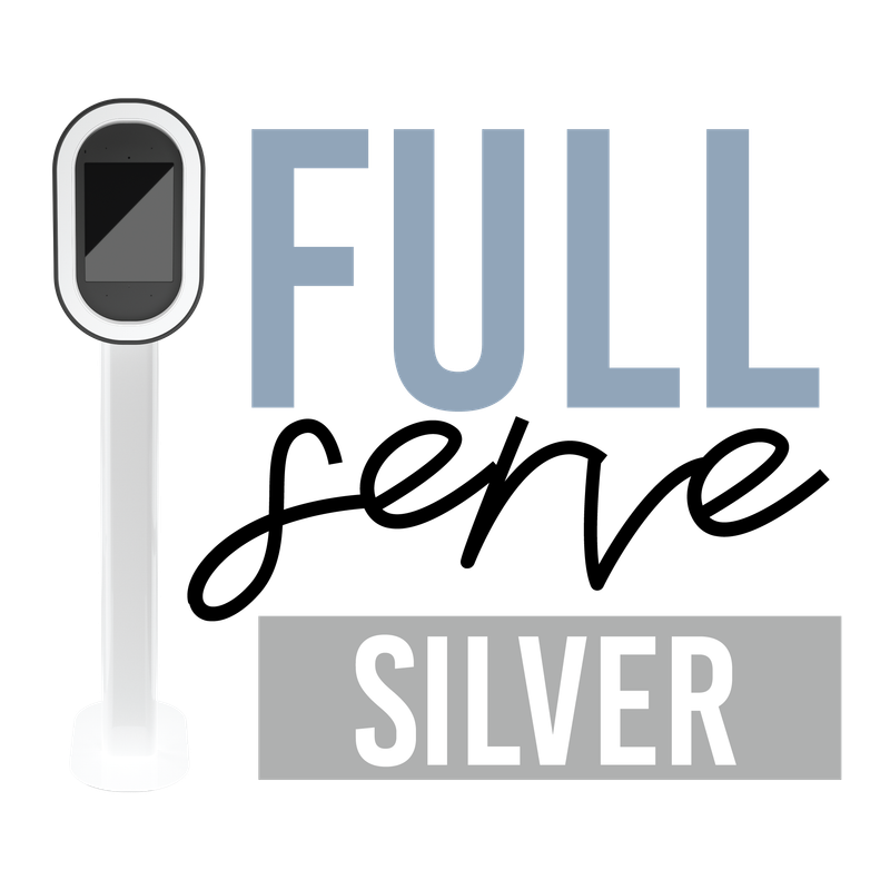 Full Serve PhotoBooth- Silver 