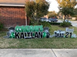 Graduation Yard Sign