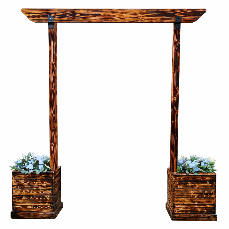 Torched Wooden Arch