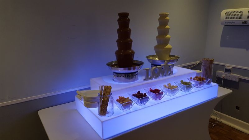 Duo Chocolate Fountains for 100 Guests