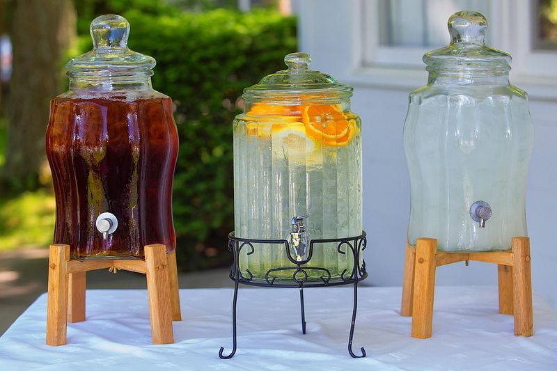 Water & Tea Set Up