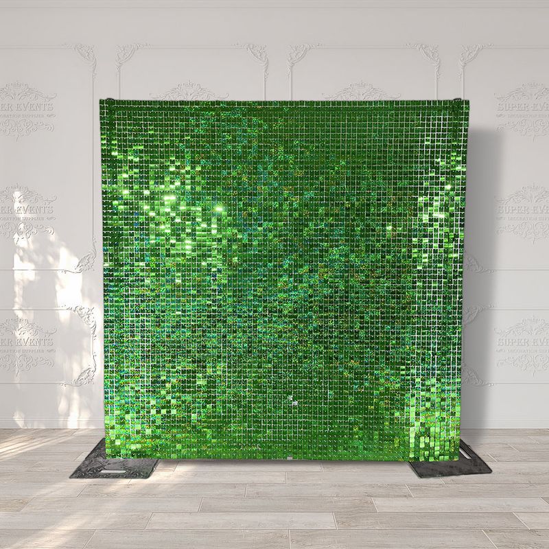 Green Shimmer Wall