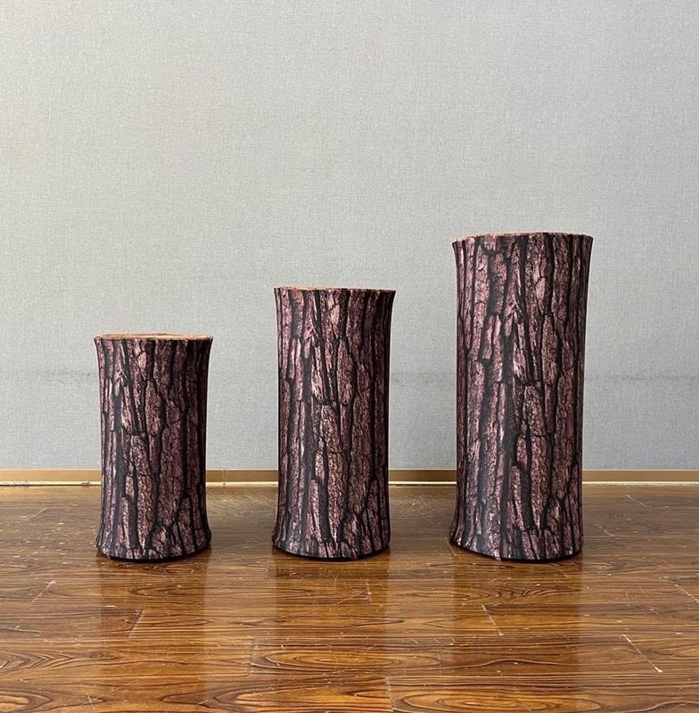 Wood Stump Pedestals