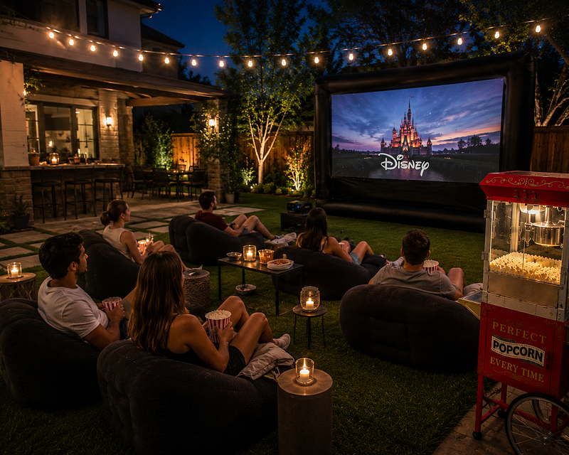 Backyard Movie Night + Choice of Concession
