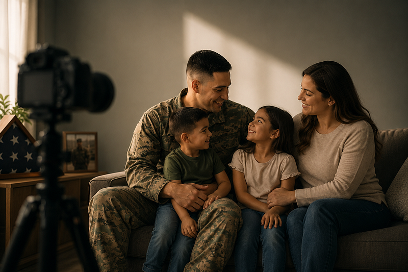Military Family Storytelling Session