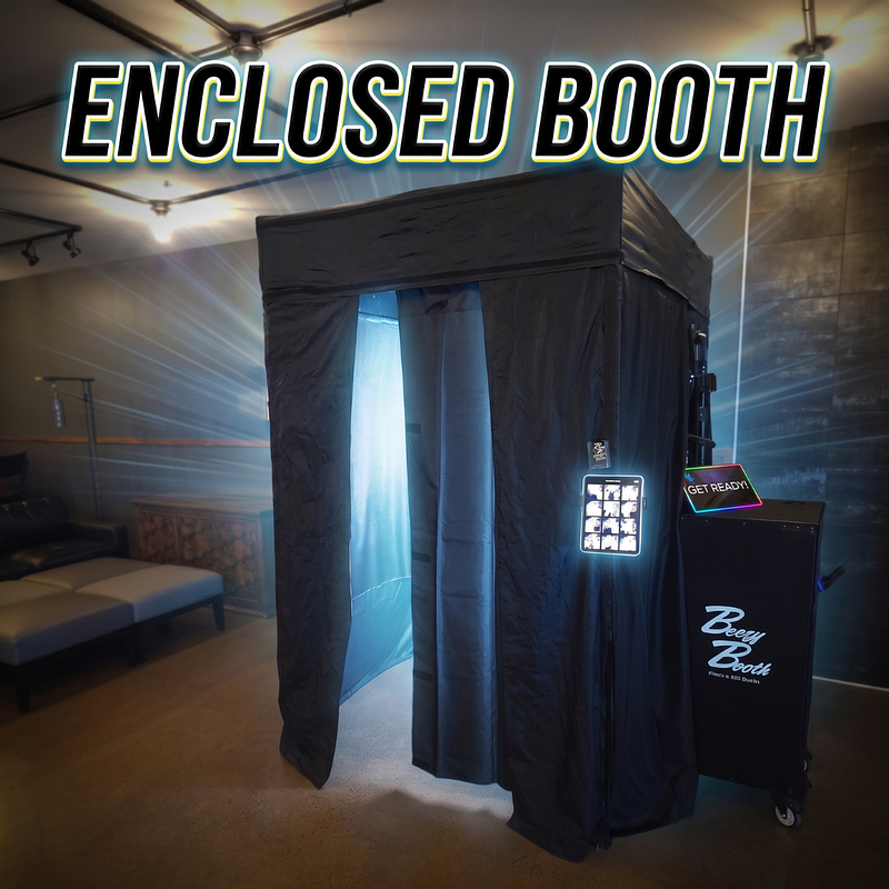 Modern Enclosed Photo Booth