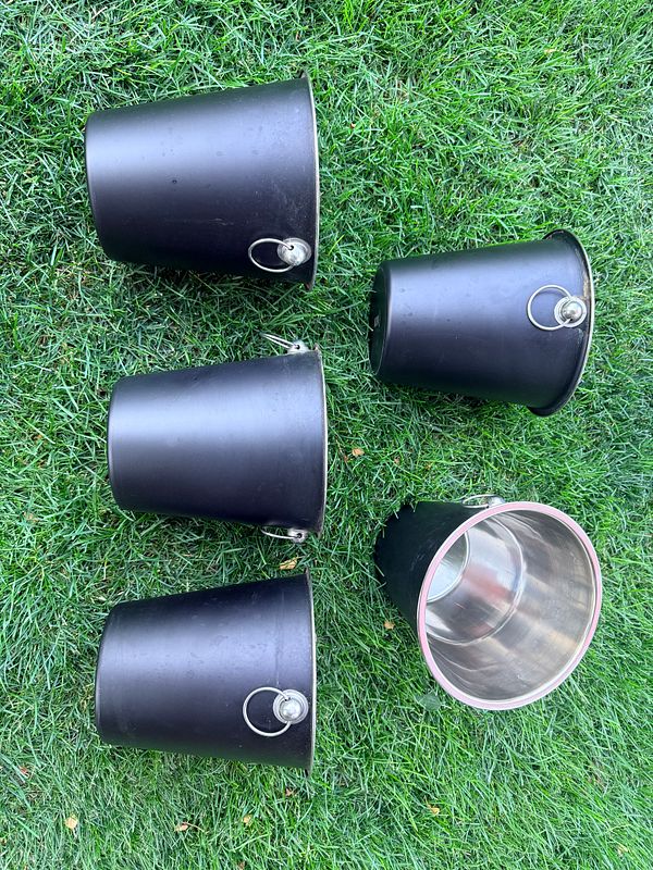 Black Champagne Chiller Buckets (Spittoons) $5/day 