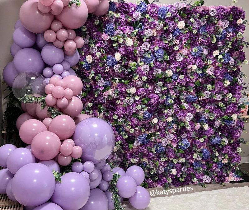 Bloom in Beauty Purple Flower Wall