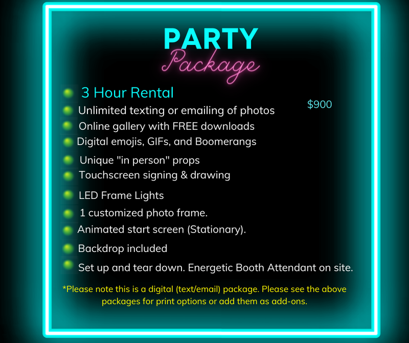 Mirror Booth- Party Package