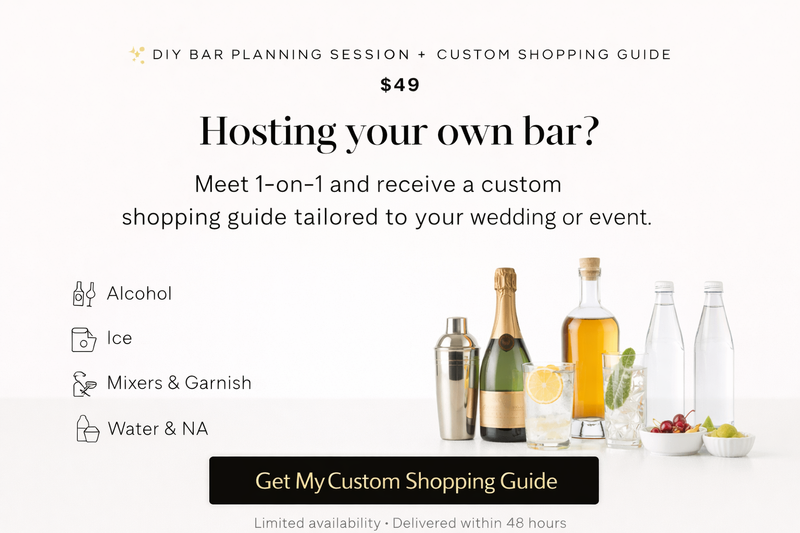  DIY BAR PLANNING SESSION + CUSTOM SHOPPING GUIDE