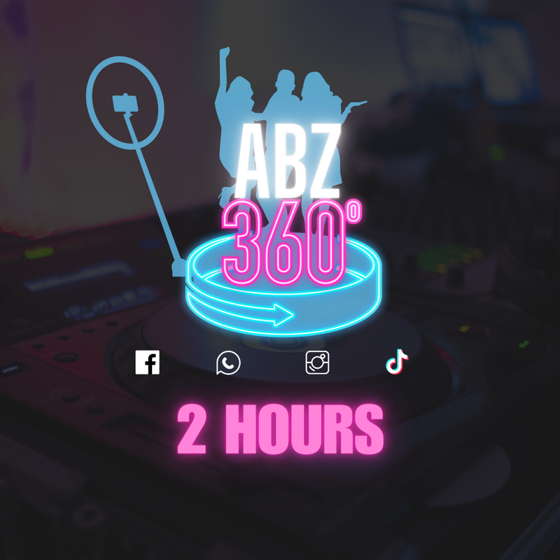 ABZ360°  2 hour Photobooth Hire