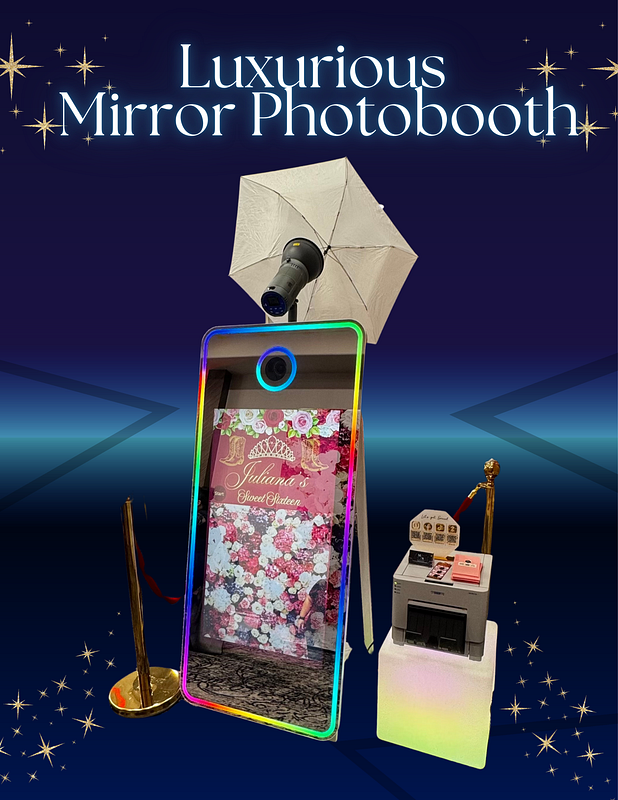  Luxurious Mirror Photobooth (65 inch)