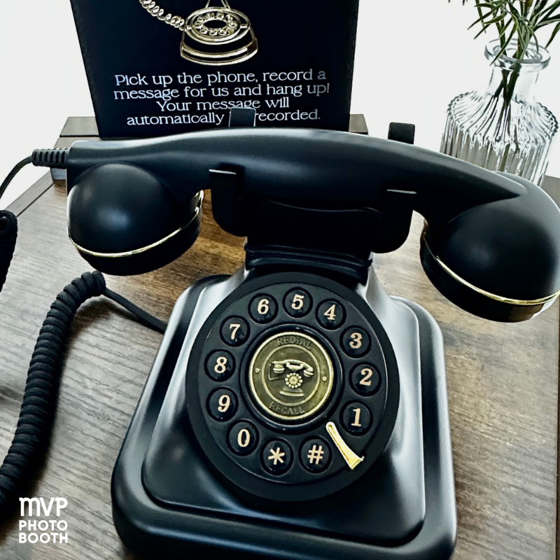 Vintage Telephone Audio Guestbook