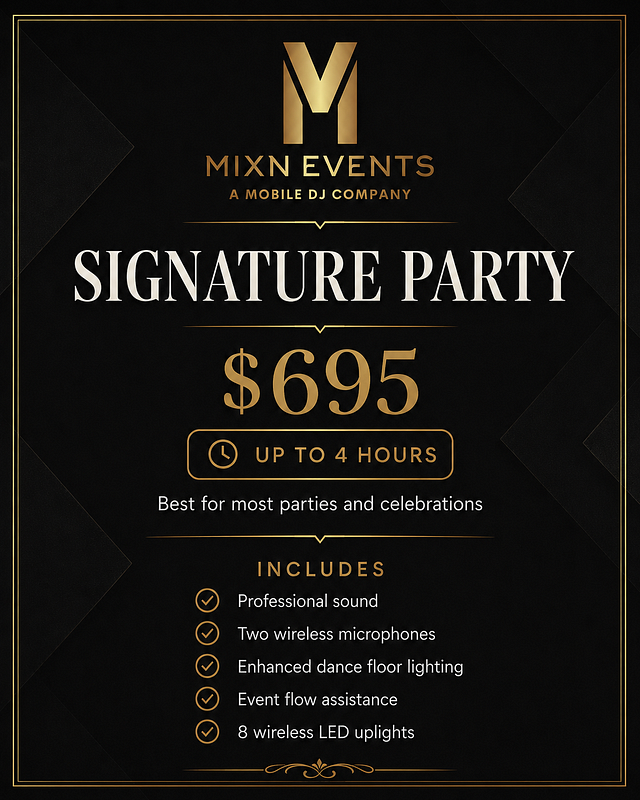 Signature Event Package