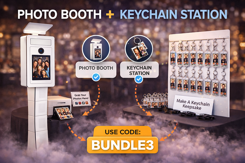 Photo Booth + Keychain Station Bundle 