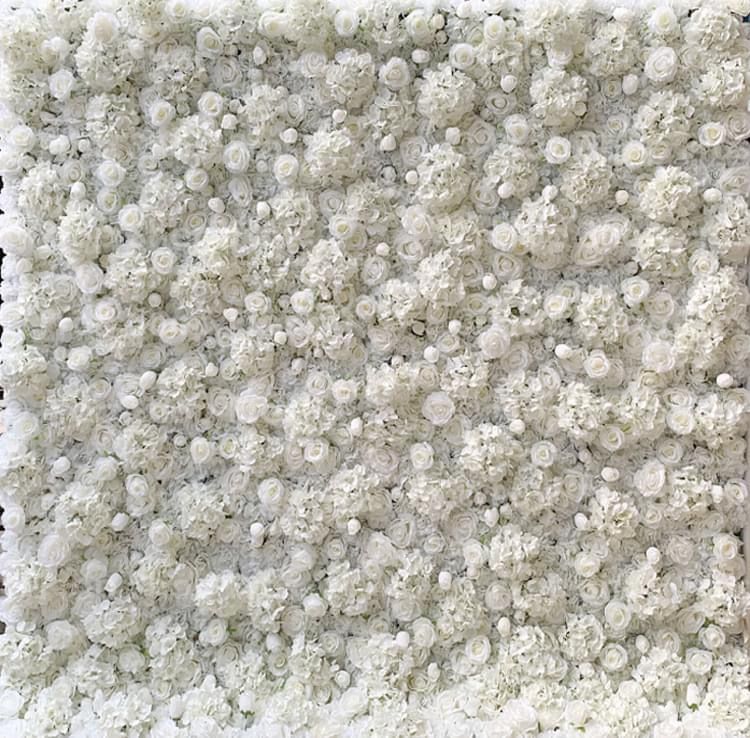 White Flower Wall