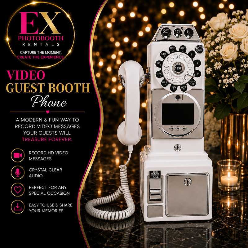 Video Guest Booth Phone (White)