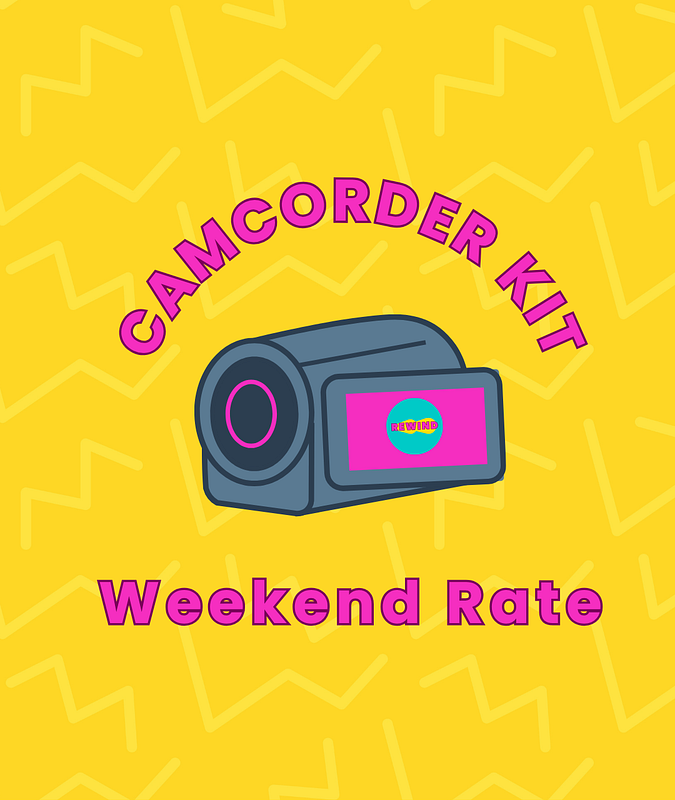 Camcorder Rental: Weekend Rate