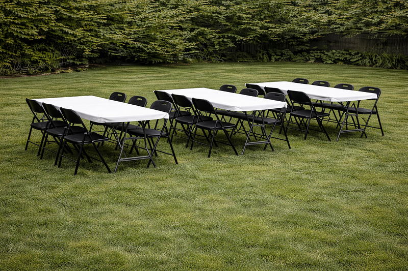 Table and Chair Rental- Weekend Rental