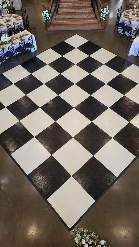 Black & White Dance Floor