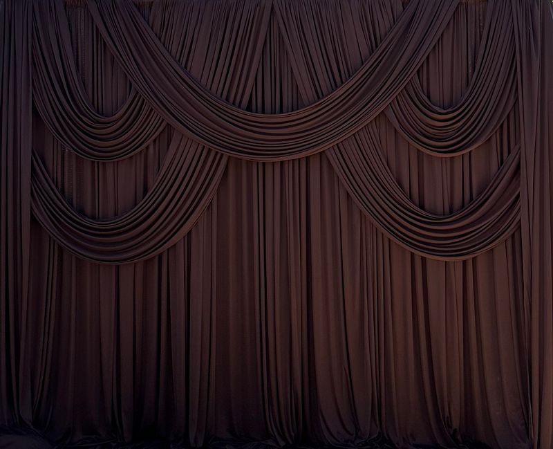 Brown Drape Backdrop