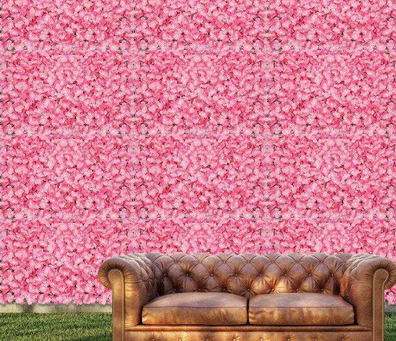 Pretty in Pink Flower Wall