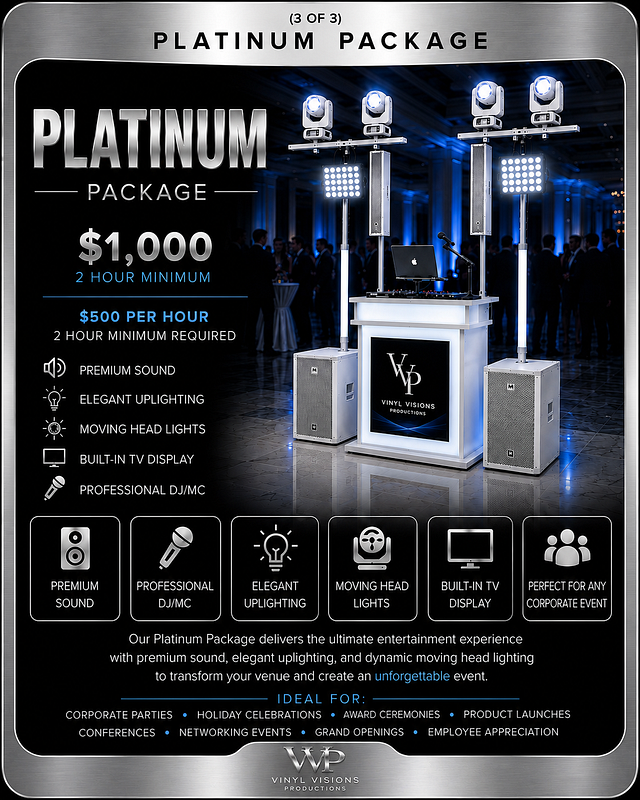 Platinum Corporate DJ Package