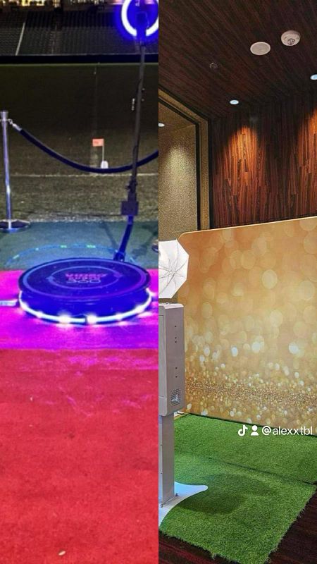 360 Photo Booth & Classic Photo Booth w/ Prints
