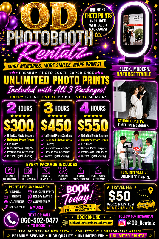 PROMO PACKAGES, PLEASE BOOK BELOW