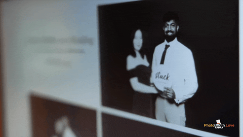 ALL DAY WEDDING "Glam Black & White" Digital & Print Experience With Guestbook