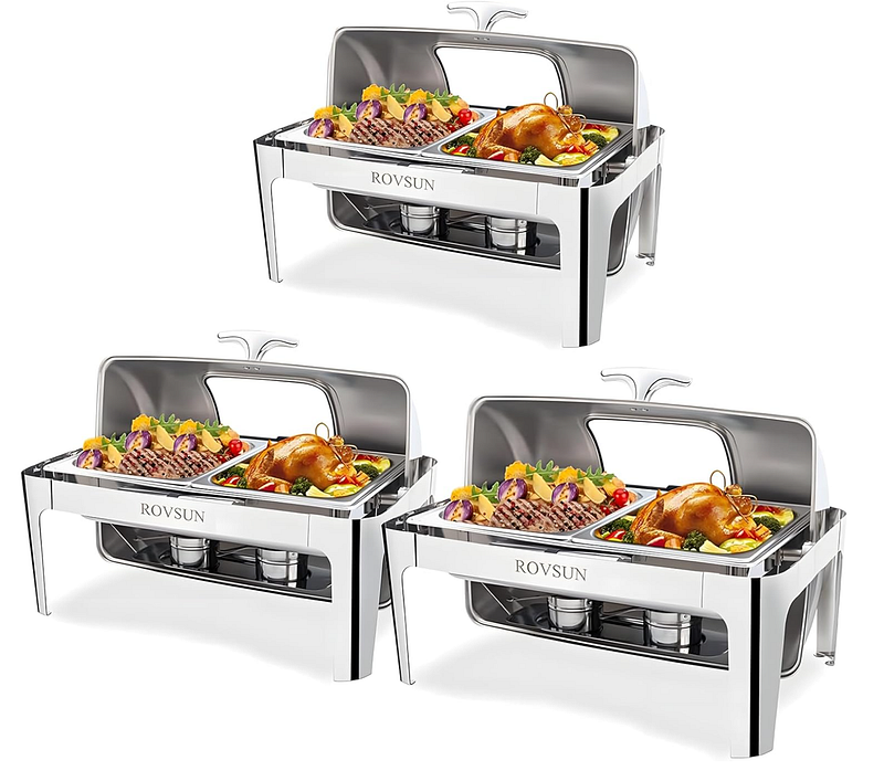 9qt Roll top Chaffing Dish Buffet