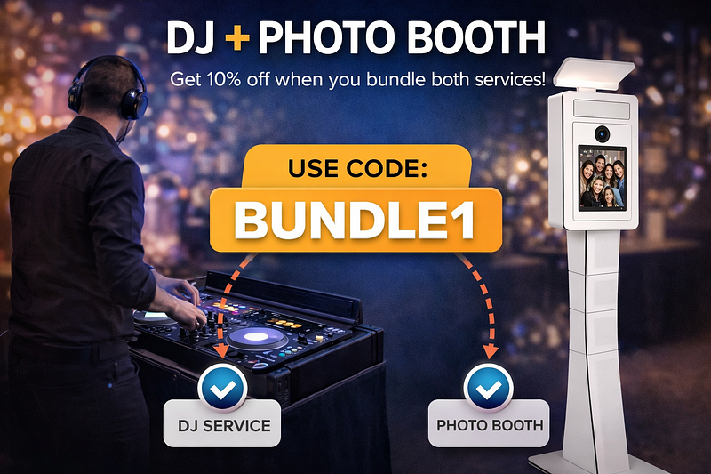 DJ + Photo Booth Combo Discount 