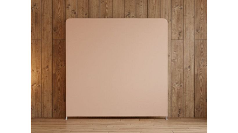 Peach photo booth backdrop