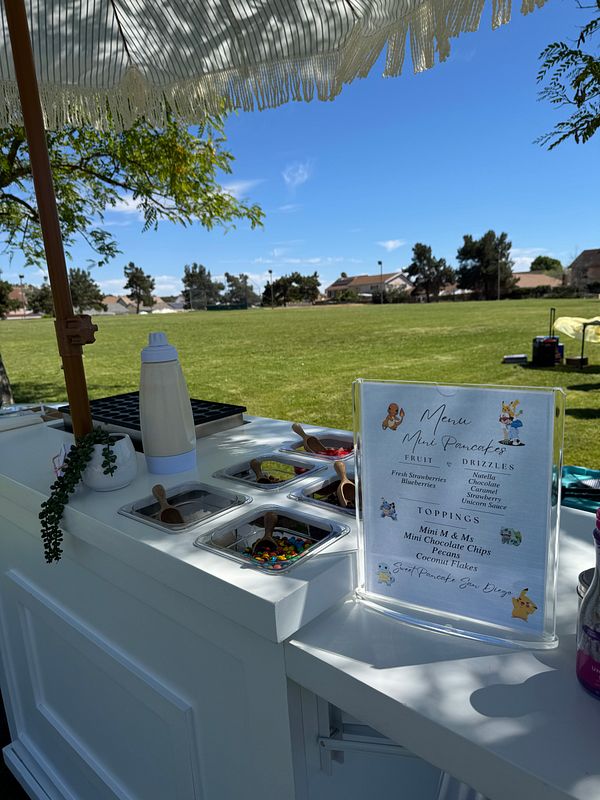 Mini Pancake Catering - The Full Spread Package 100 guests  