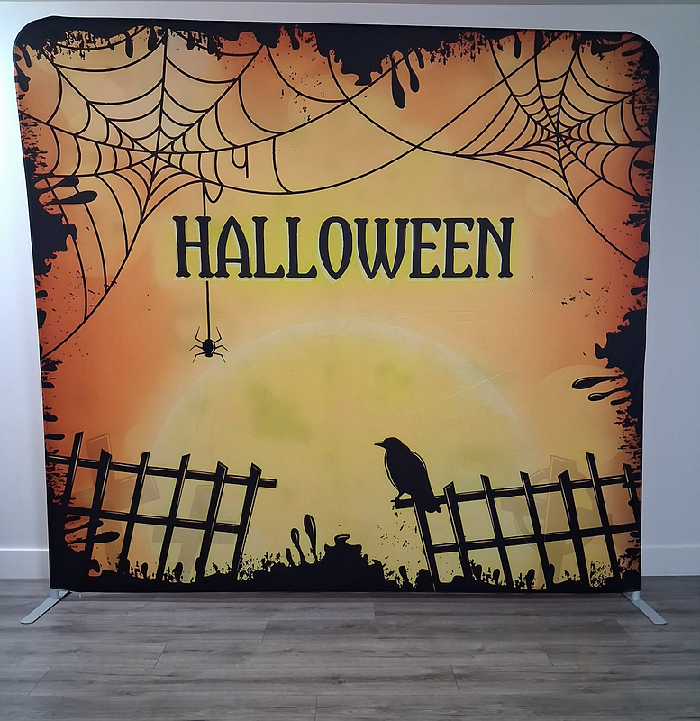 Halloween Fright Night Backdrop 