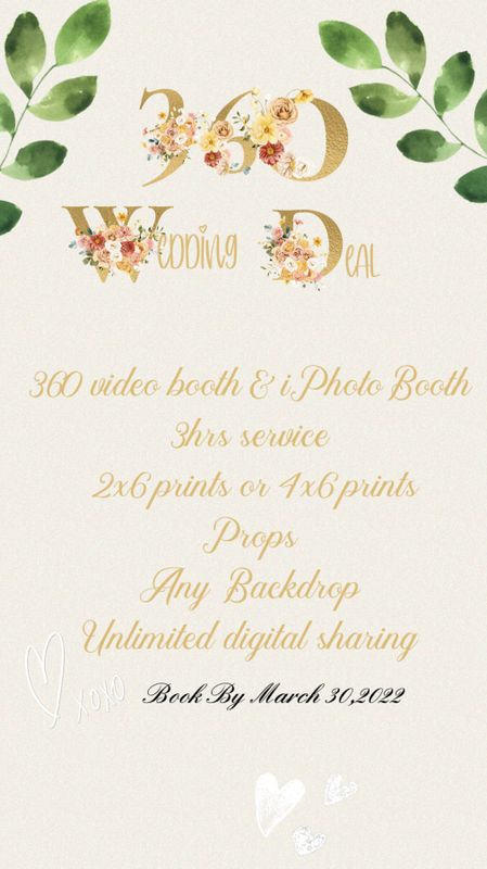 360 Wedding package 