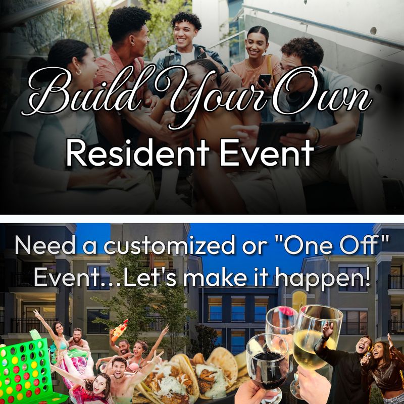 Build Your Own Apartment Community Event Package