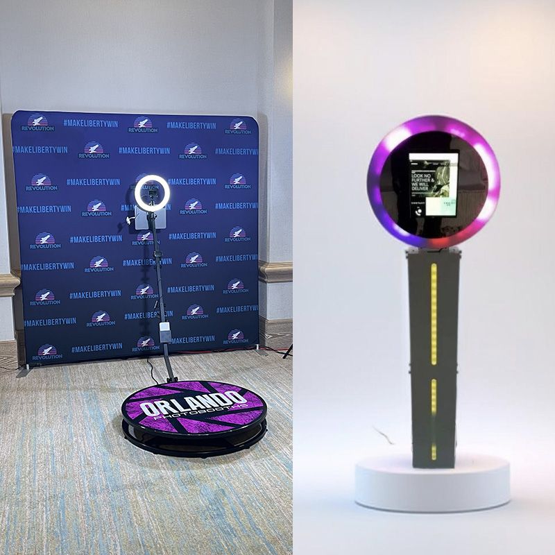 Digital Duo 360 and iPad Booth Combo