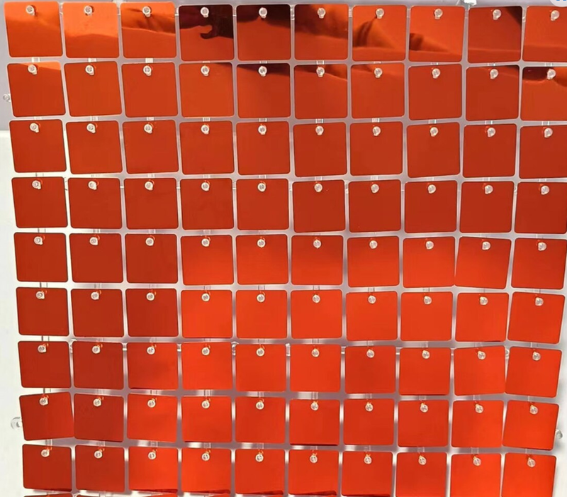 Orange Shimmer Wall