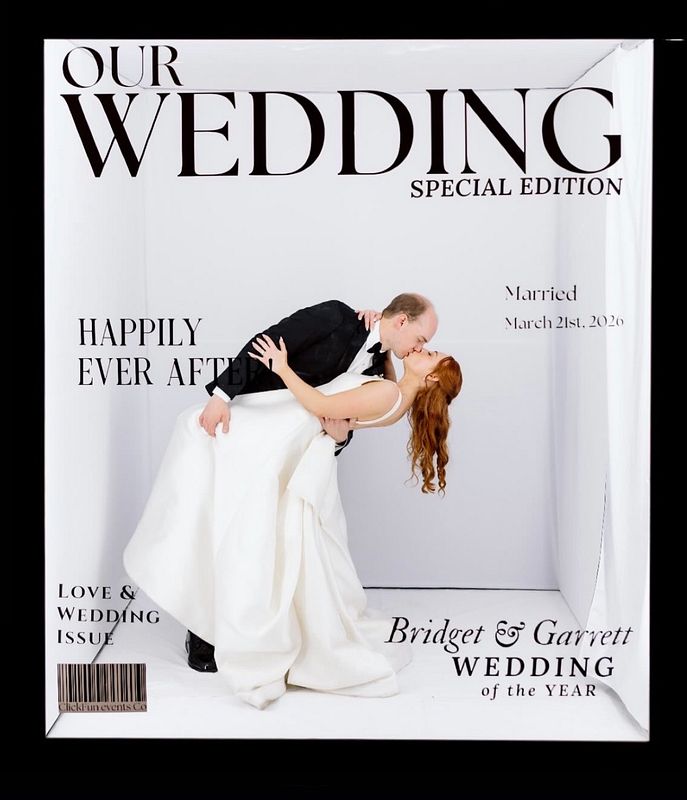 Magazine Cover Photo Booth Experience