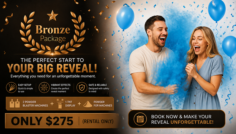 Base Bronze Package - 2  POWDER BLASTERS - RENTAL ONLY